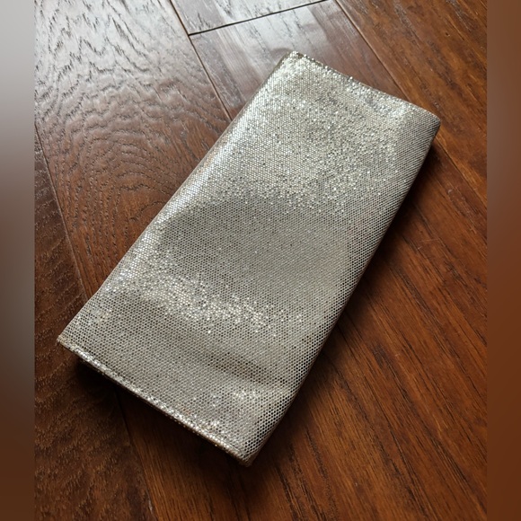 Vintage Victoria's Secret Silver Glitter Envelope Clutch | Deadstock NWT - Picture 5 of 9